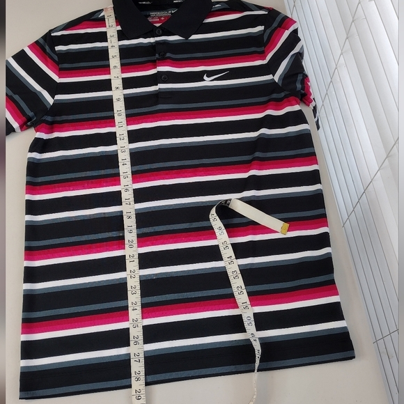 Nike Golf Tour Performance Striped Men's Polo Shirt - Picture 11 of 13